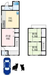 北野田戸建231-47の物件間取画像